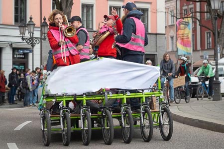 Fahrrad Demo Beatprotest